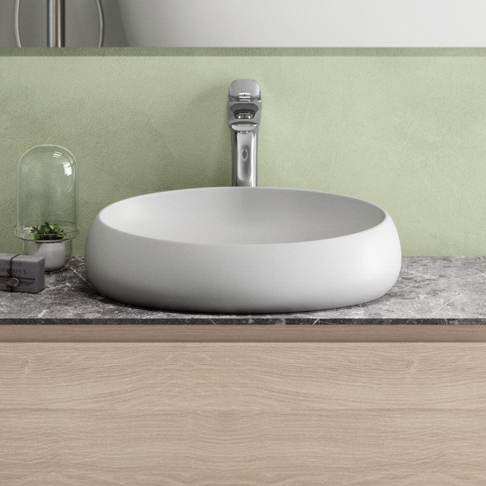 Fienza RAK Cloud Above Counter Basin, Matte White
