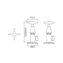 SEA STAR Washing Machine Taps (WT 254)