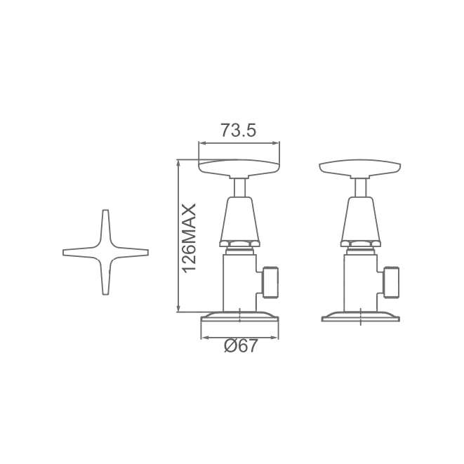 SEA STAR Washing Machine Taps (WT 254)