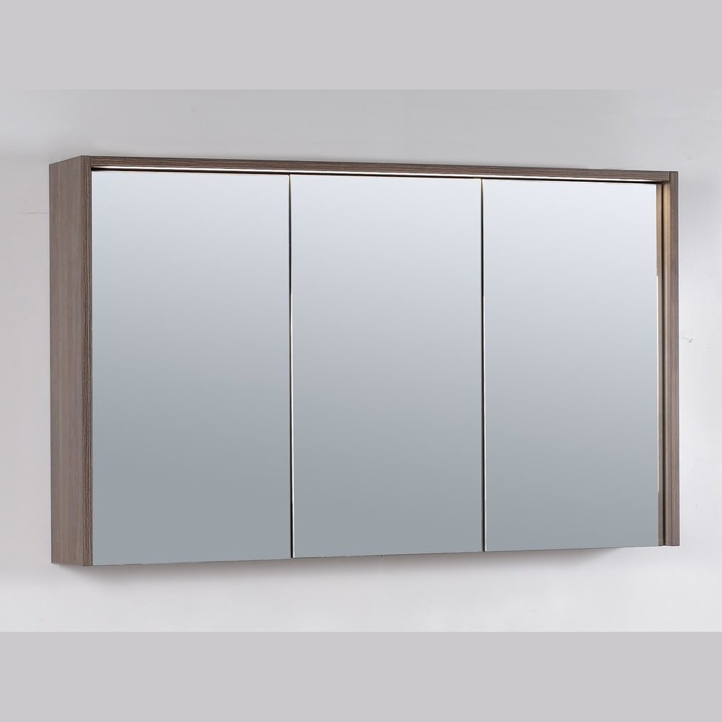 750/900/1200mm NEON LED Mirror Cabinet - Blue Bathware 