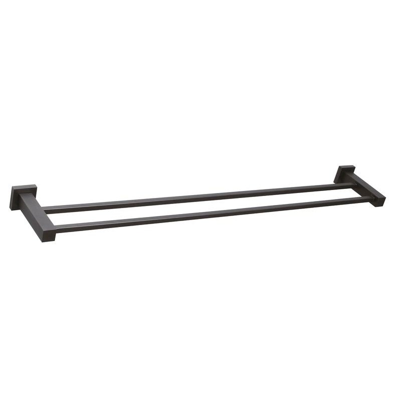 QUBI 750mm Double Towel Rail - Blue Bathware 