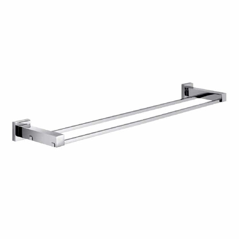 QUBI 750mm Double Towel Rail - Blue Bathware 
