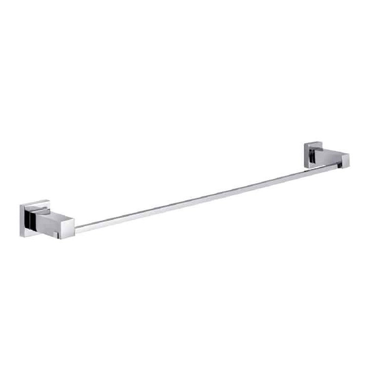 QUBI 600mm Single Towel Rail - Blue Bathware 