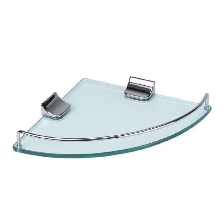 Glass Corner Shelf - Blue Bathware 