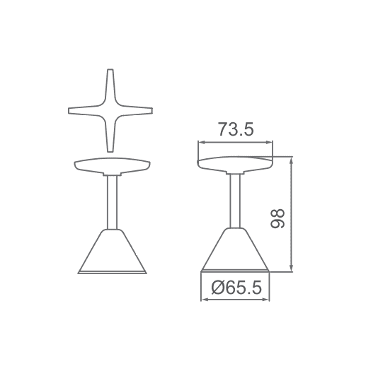 SEA STAR Wall Top Assembly (WT 253)