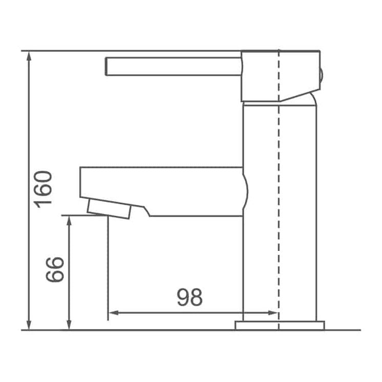 JESS Basin Mixer WT 6651 - Blue Bathware 