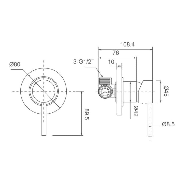 JESS Shower Mixer (WT 509C)