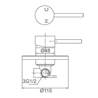 JAMIE Shower Mixer (WT 509A)