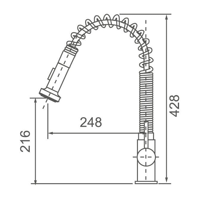 JAMIE Pull Out Sink Mixer (WT 7109)