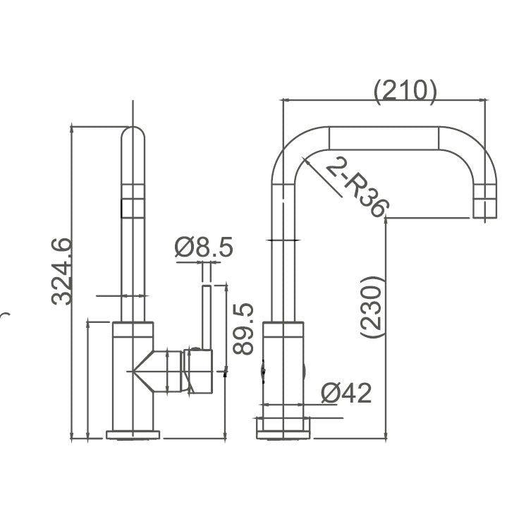 JAMIE Sink Mixer (WT 4106)