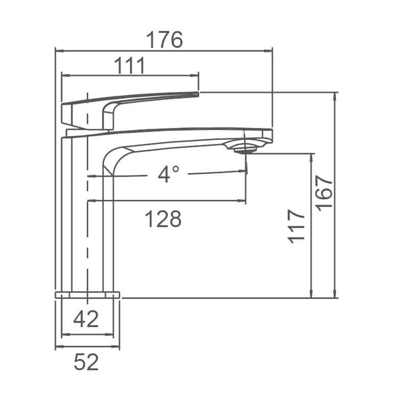 BRAVO-II Basin Mixer (WT 3501)