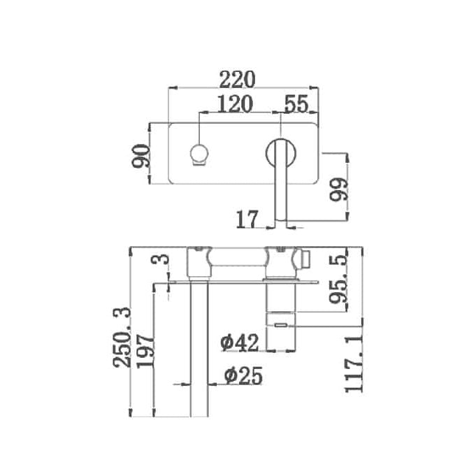 ROMEO Basin/Bath Set (WT 2318)