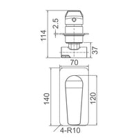 EXON Shower Mixer (WT 1108A)