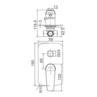 EXON Diverter Mixer (WT 1109A)