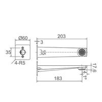 EXON Fixed Bath Spout (WT 118)