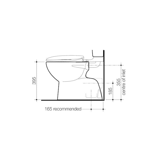 Caroma Trident Connector S Trap Pan