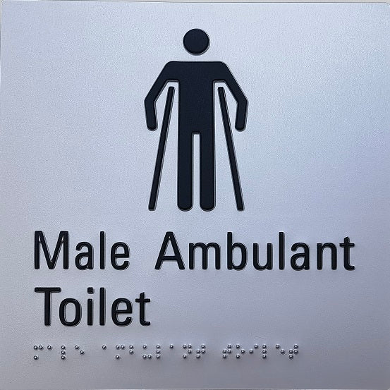 TP SIGN-MALE AMB - Blue Bathware 