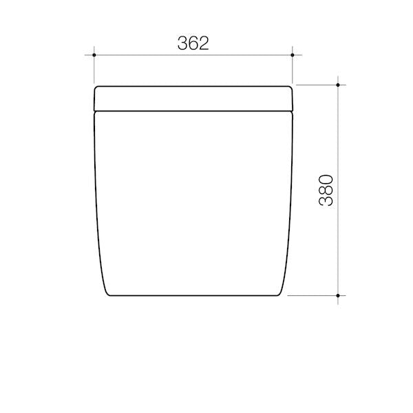 Dorf Milan Wall CD Cartridge 1/2 turn (16T spline)