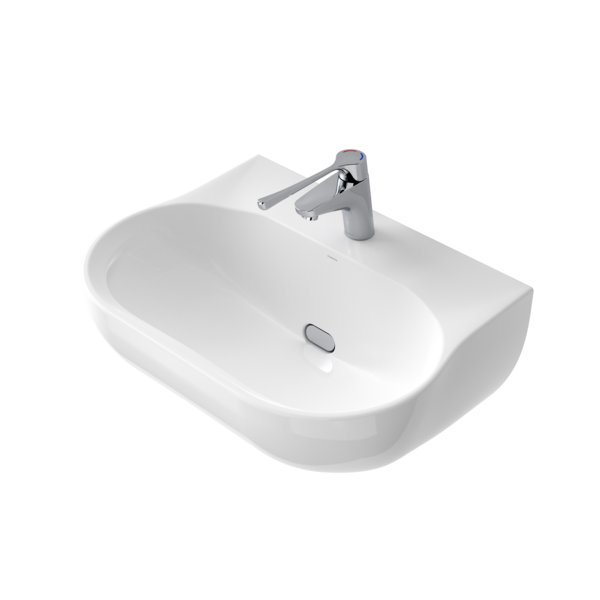 Caroma Care Plus Basin Mixer with Care Handle H/C