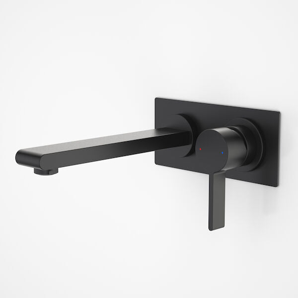 Dorf Enigma Wall Basin/Bath Mixer Black