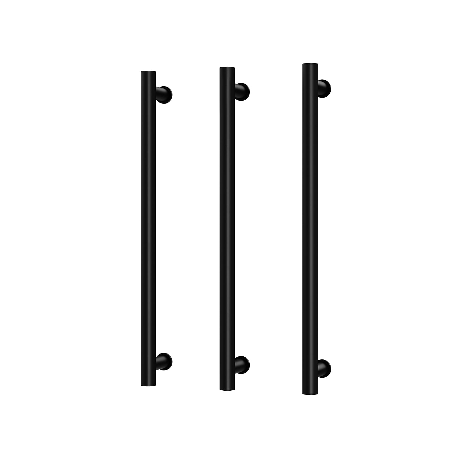 Phoenix Phoenix Heated Triple Towel Rail Round 600mm