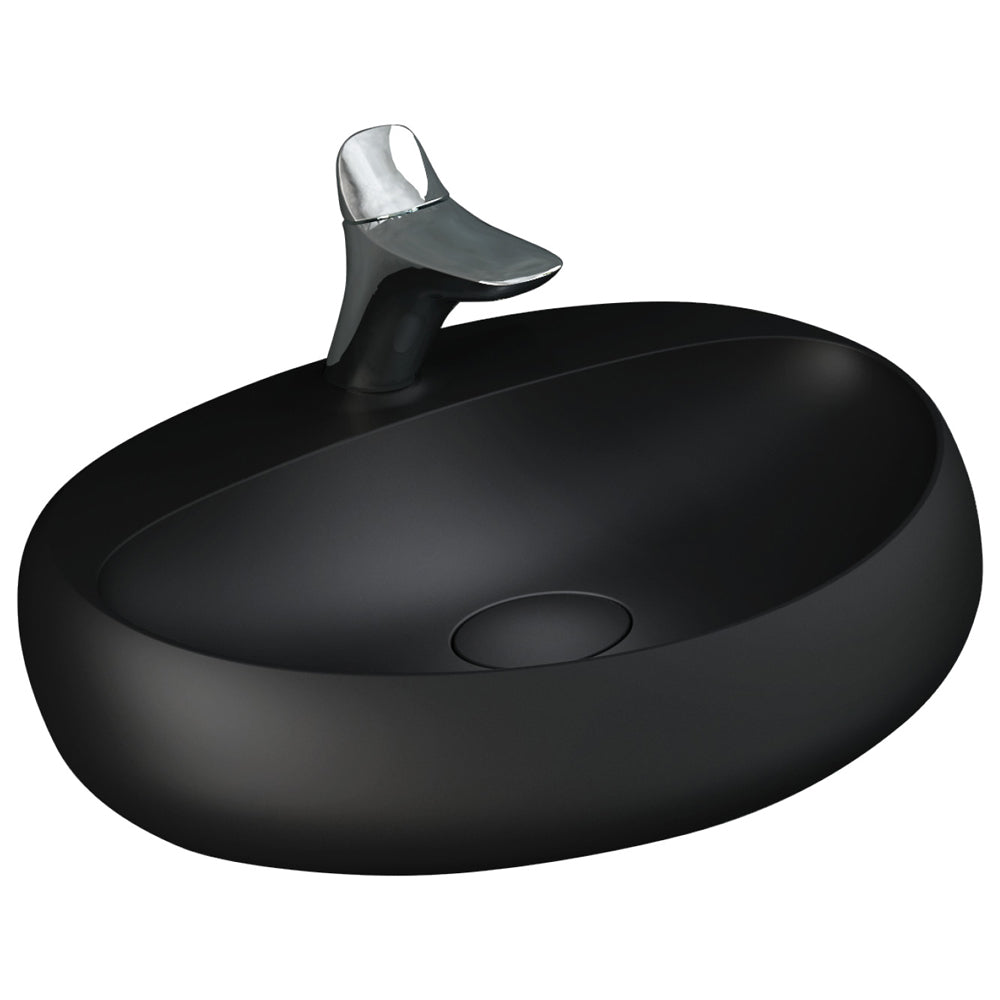 Fienza RAK Cloud 650 Wall Basin, Matte Black
