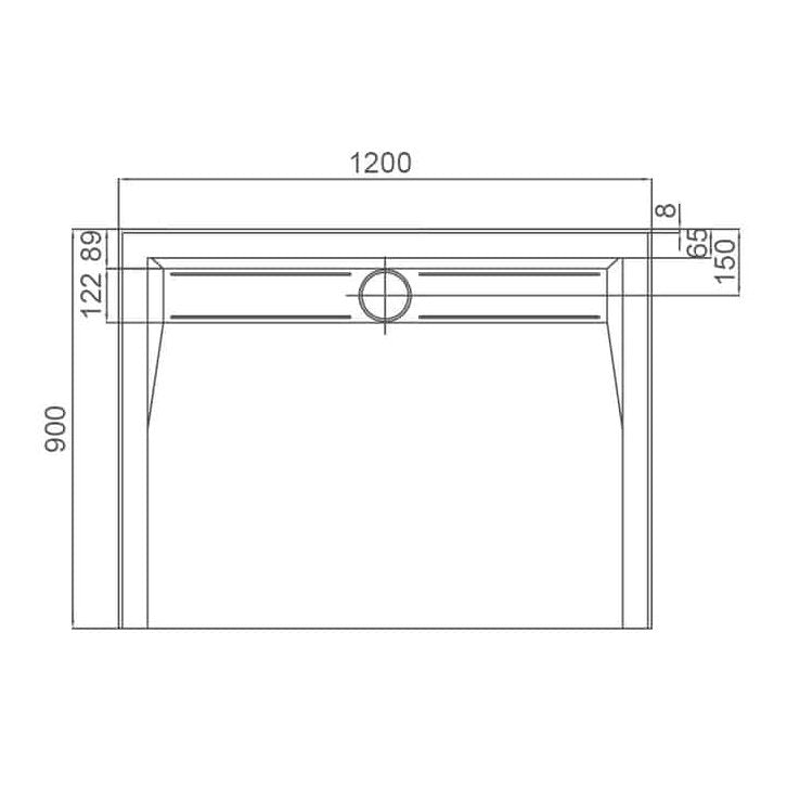 Shower Base with Channel (SB-MC9090CH & SB-MC1290CH)