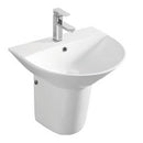 VOLA-II Wall Hung Basin and Shroud (WB 5143W + Shroud)