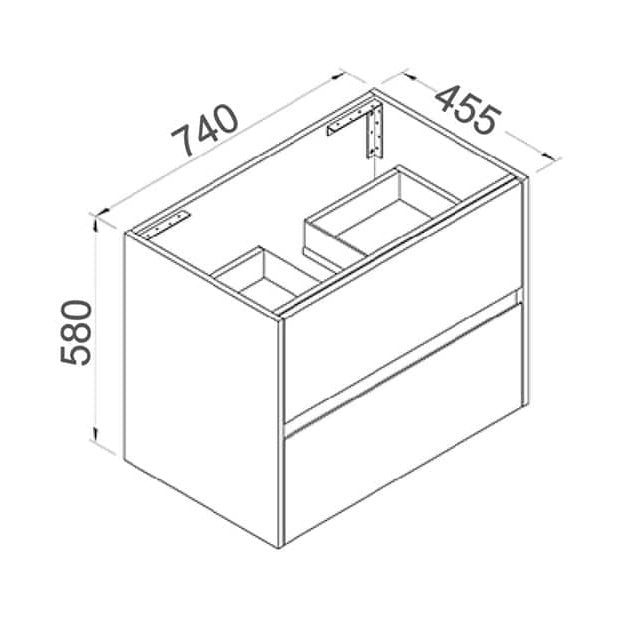 NUTRO Wall Hung Vanity