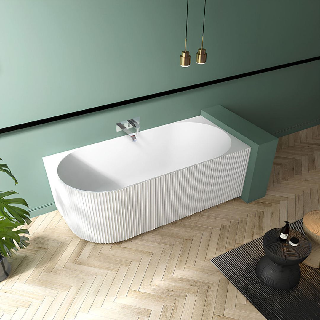 PIAZA RH Free Standing Bath Tub - Blue Bathware 