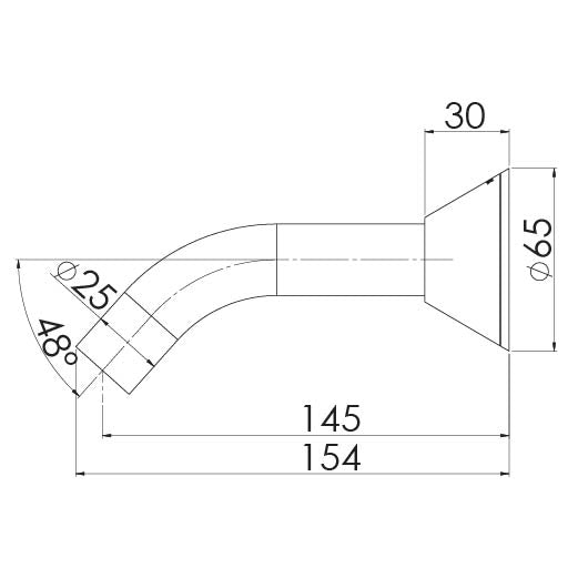 Phoenix Ivy Bath Outlet 150mm