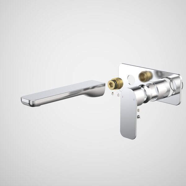 Caroma Luna® II EasySwitch Wall Basin/Bath Mixer 180mm - Trim Kit (In Wall Body not included)