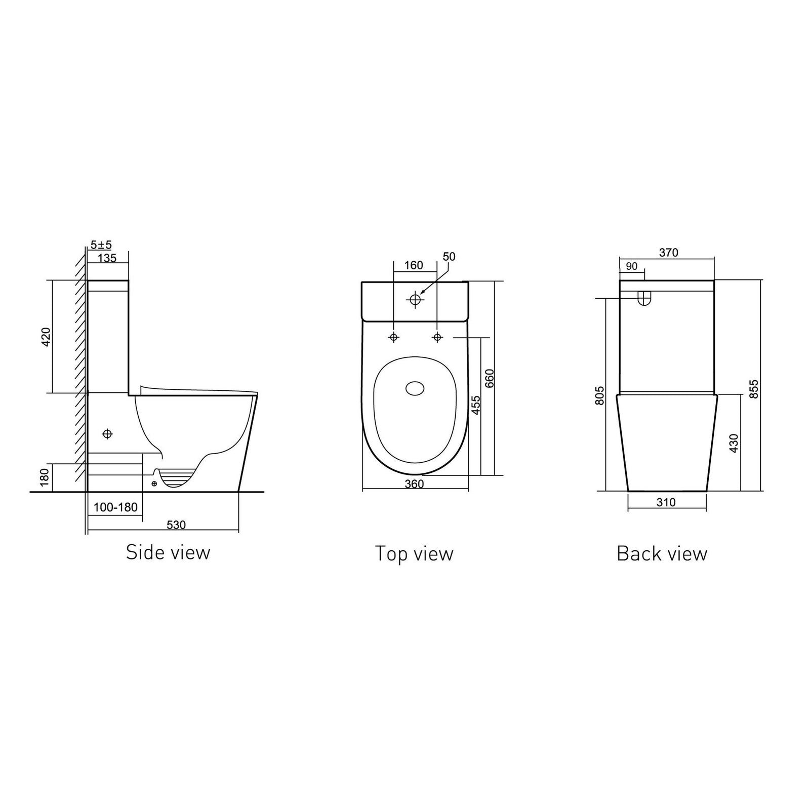MILAN Toilet Suite