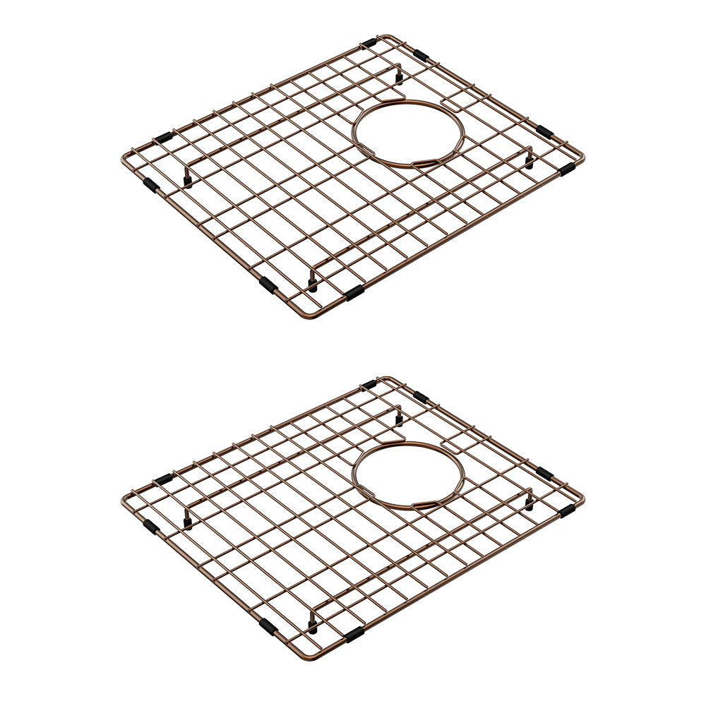 Hana 27L/27L Double Kitchen Sink, PVD Brushed Copper
