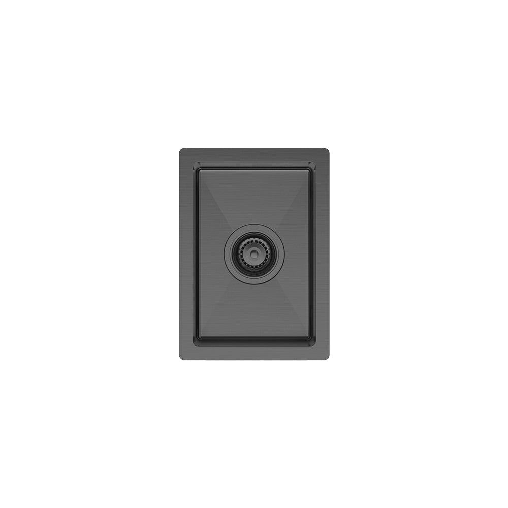 Fienza Hana 10L Single Kitchen Sink - Carbon Metal