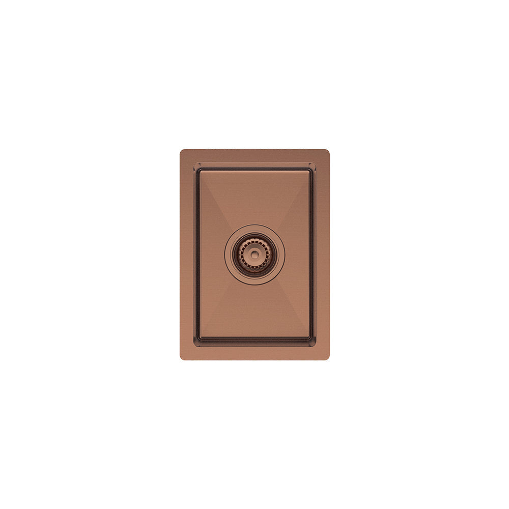 Fienza Hana 10L Single Kitchen Sink - Brushed Copper