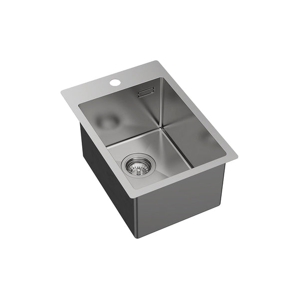 Hana 20L Laundry Sink with Tap Hole and Overflow - Blue Bathware