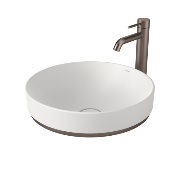 Caroma Liano II 400mm Round Basin Dress Ring  PVD
