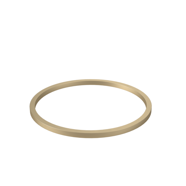 Caroma Liano II 400mm Round Basin Dress Ring  PVD