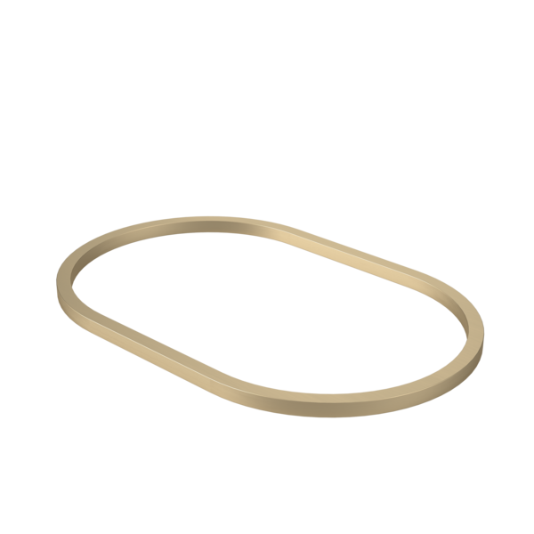Caroma Liano II 530mm Pill Basin Dress Ring  PVD