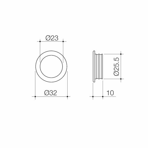 Caroma Overflow Dress Ring 
