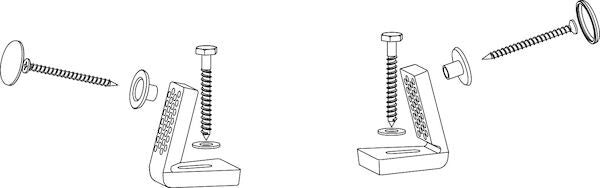 Caroma D82 PAN FIXING KIT