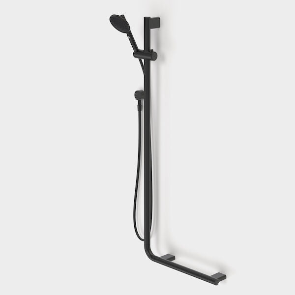 Caroma Opal® Support VJet Shower with 90 Degree Rail - Left and Right