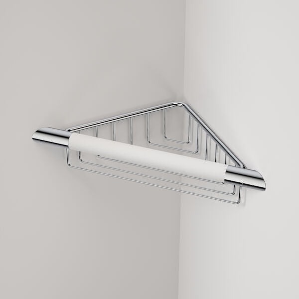Caroma Opal® Support Corner Shower Support Rail with Basket