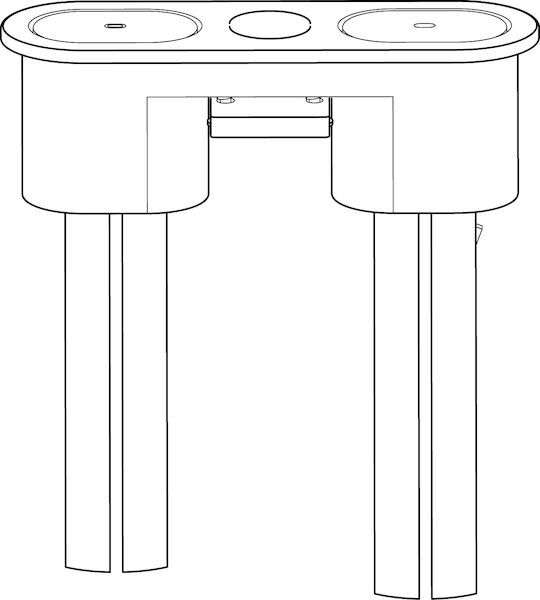 Caroma PROFILE CISTERN HB BUTTON KIT