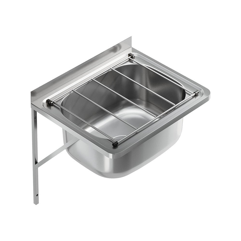 Cleaners Sink with Wall Brackets Kit