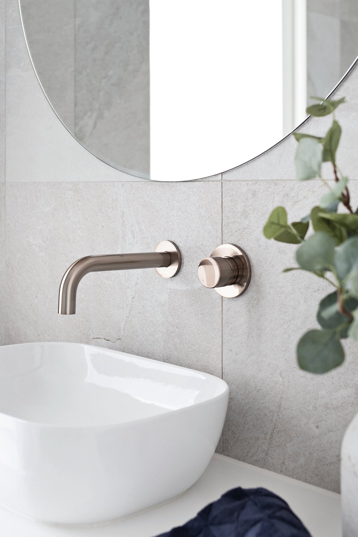 Meir Round Wall Mixer Pinless Handle Finish Kit