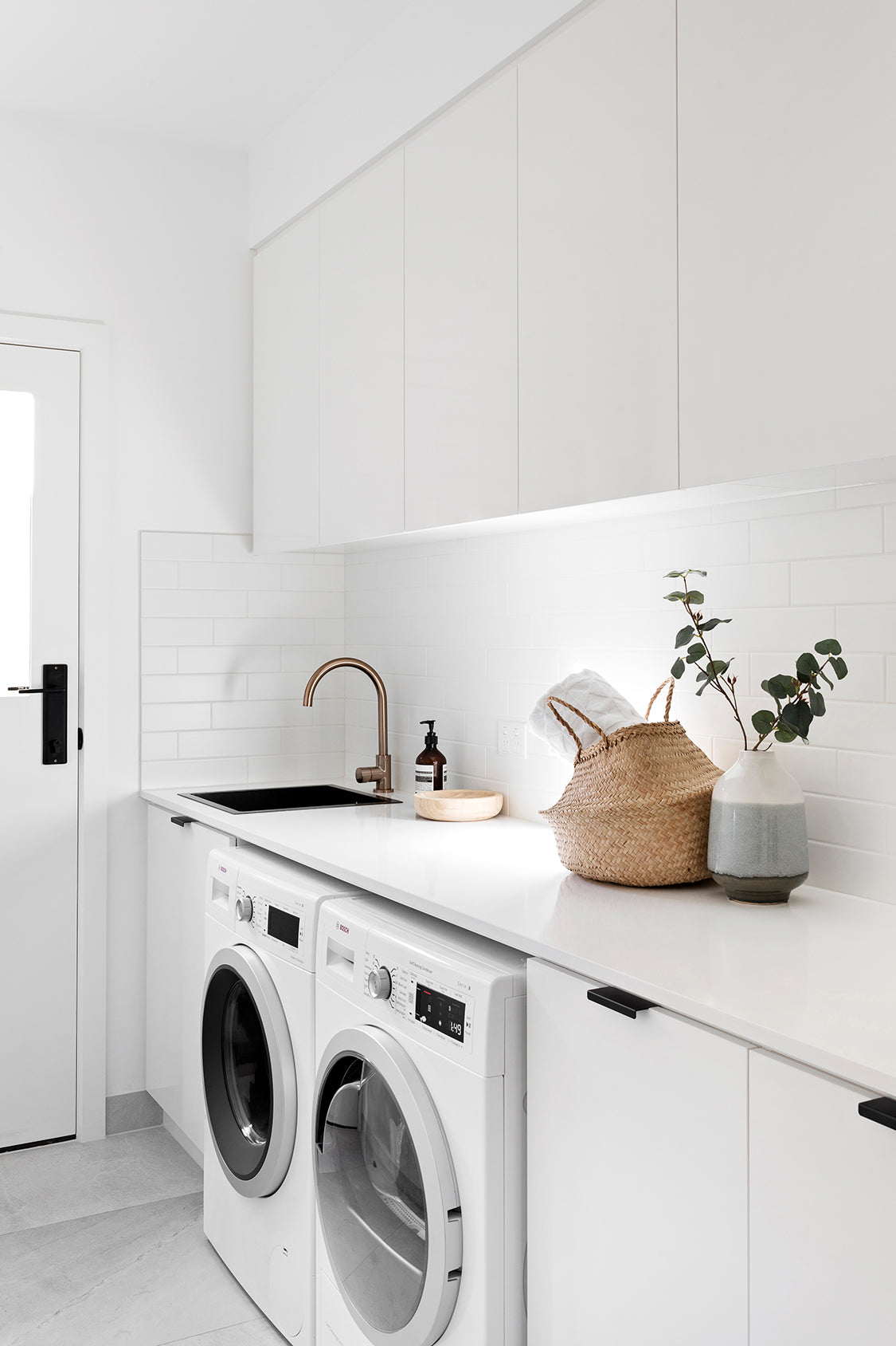 Meir Round Pinless Gooseneck Kitchen Mixer Tap