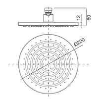 DOCCIA 200 Round Shower Head