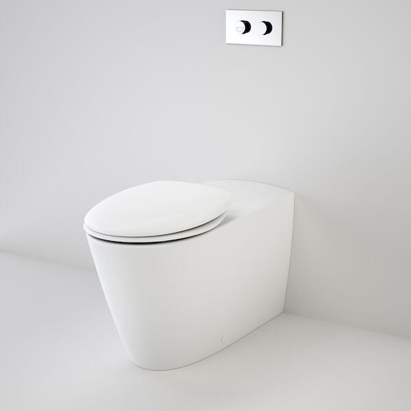 Caroma Care 800® Cleanflush® Wall Faced Invisi Series II® Toilet Suite - DF WH